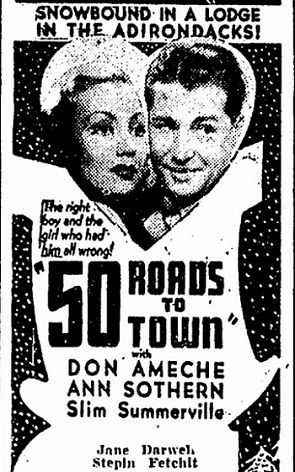 40 Roads to Town film starring Don Ameche