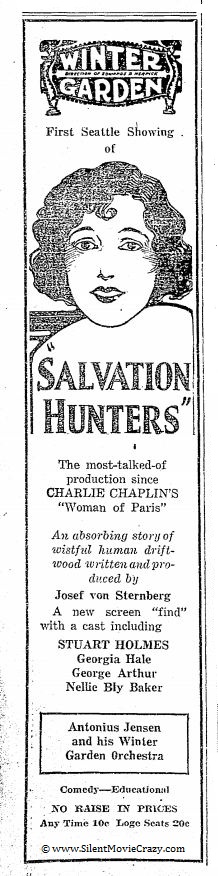 The Salvation Hunters directed by Josef von Sternberg