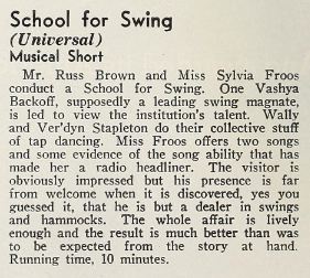 School for Swing