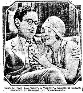 Harold Lloyd and Ann Christy