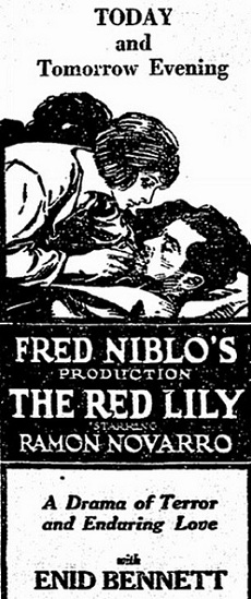 film review The Red Lily starring Ramon Novarro